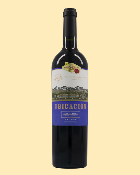 Malbec Ubicacion Wines Etiqueta Azul