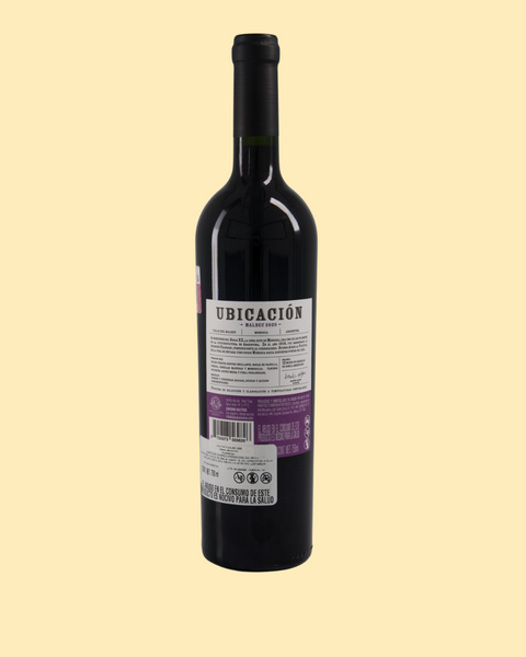 Malbec Ubicacion Wines Etiqueta Morada