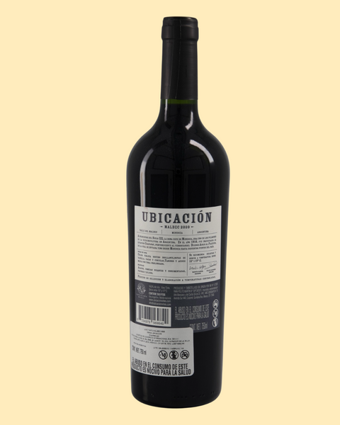 Malbec Ubicacion Wines Etiqueta Gris