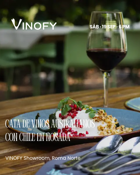 Cata de Vinos Australianos con Chile en Nogada