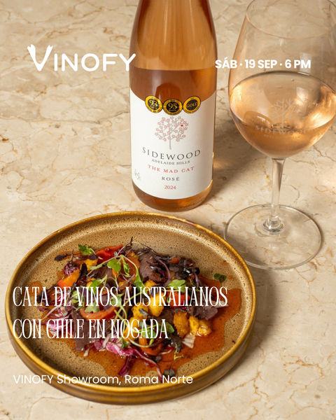Cata de Vinos Australianos con Chile en Nogada
