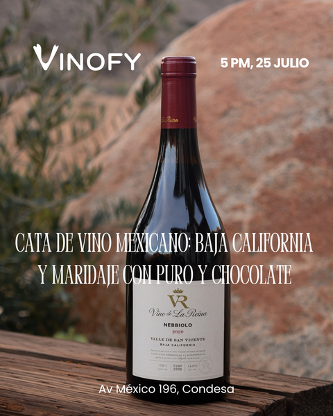 Cata de Vino Mexicano: Baja California y Maridaje con Puro y Chocolate