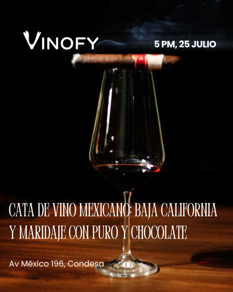 Cata de Vino Mexicano: Baja California y Maridaje con Puro y Chocolate