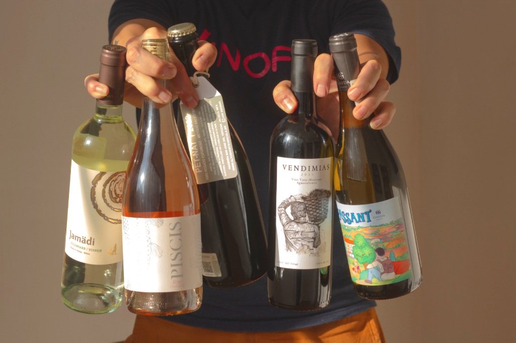 Una selección de vinos de distintos estilos en Vinofy