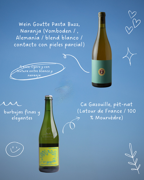Cata maridaje de  vino natural con queso francés