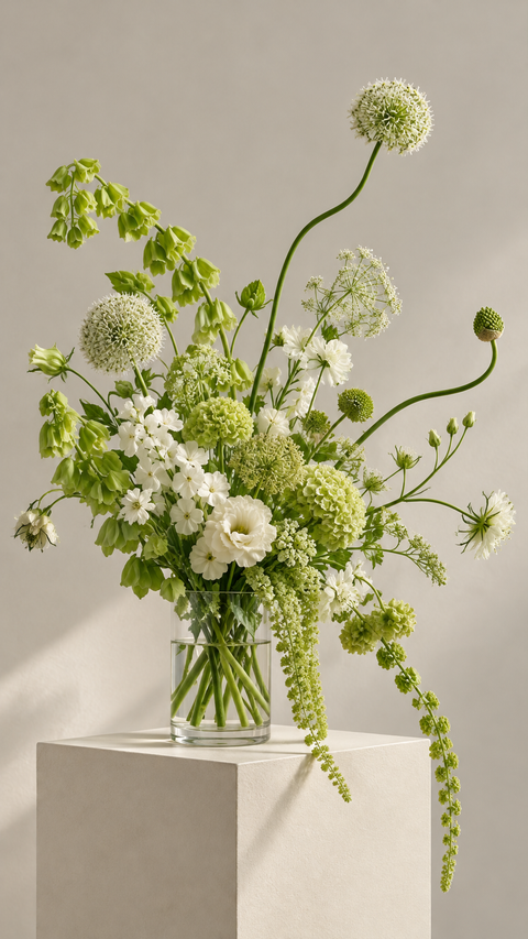 Composición floral de Apolonia Botánica
