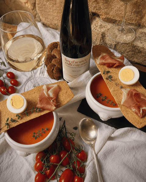 Cantina Colli Euganei Fior d’Arancio Secco con maridaje