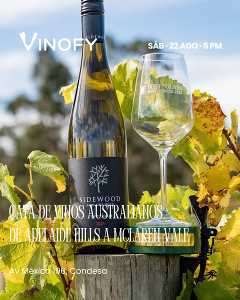 Cata de Vinos Australianos — Sidewood Pinot Gris, sábado 22 de agosto