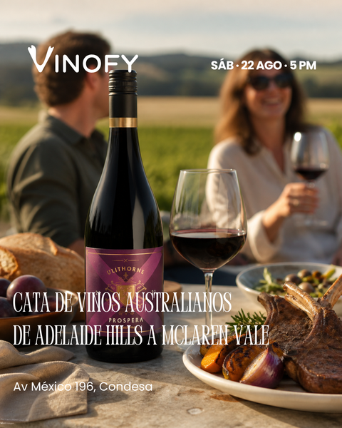 Cata de Vinos Australianos — Ulithorne Prospera Shiraz, sábado 22 de agosto